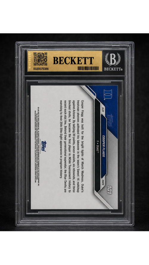 BGS Graded 2024-25 Bowman University Duke #101