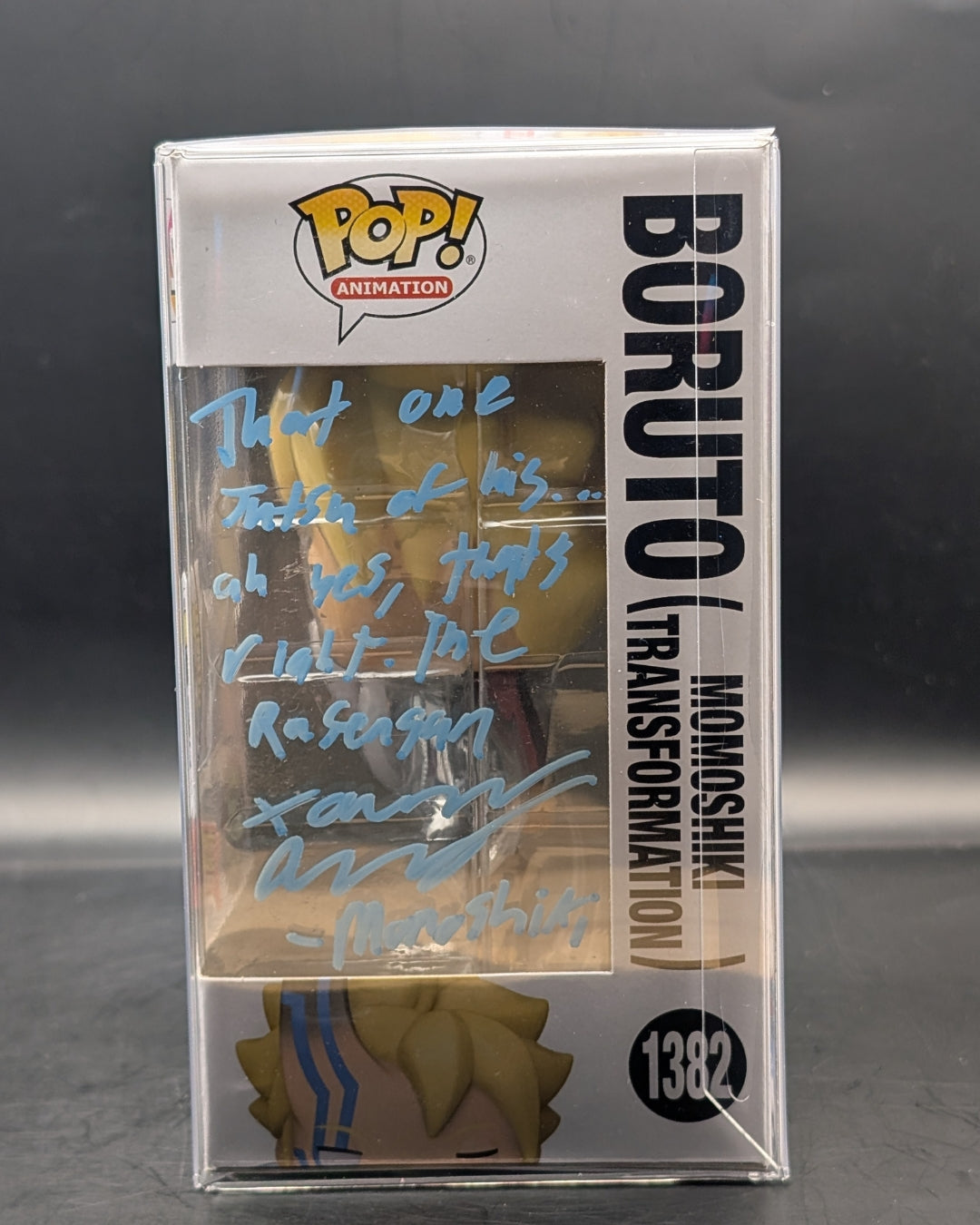 Boruto (Momoshiki Transformation) Funko Pop Signed by Xander Mobus