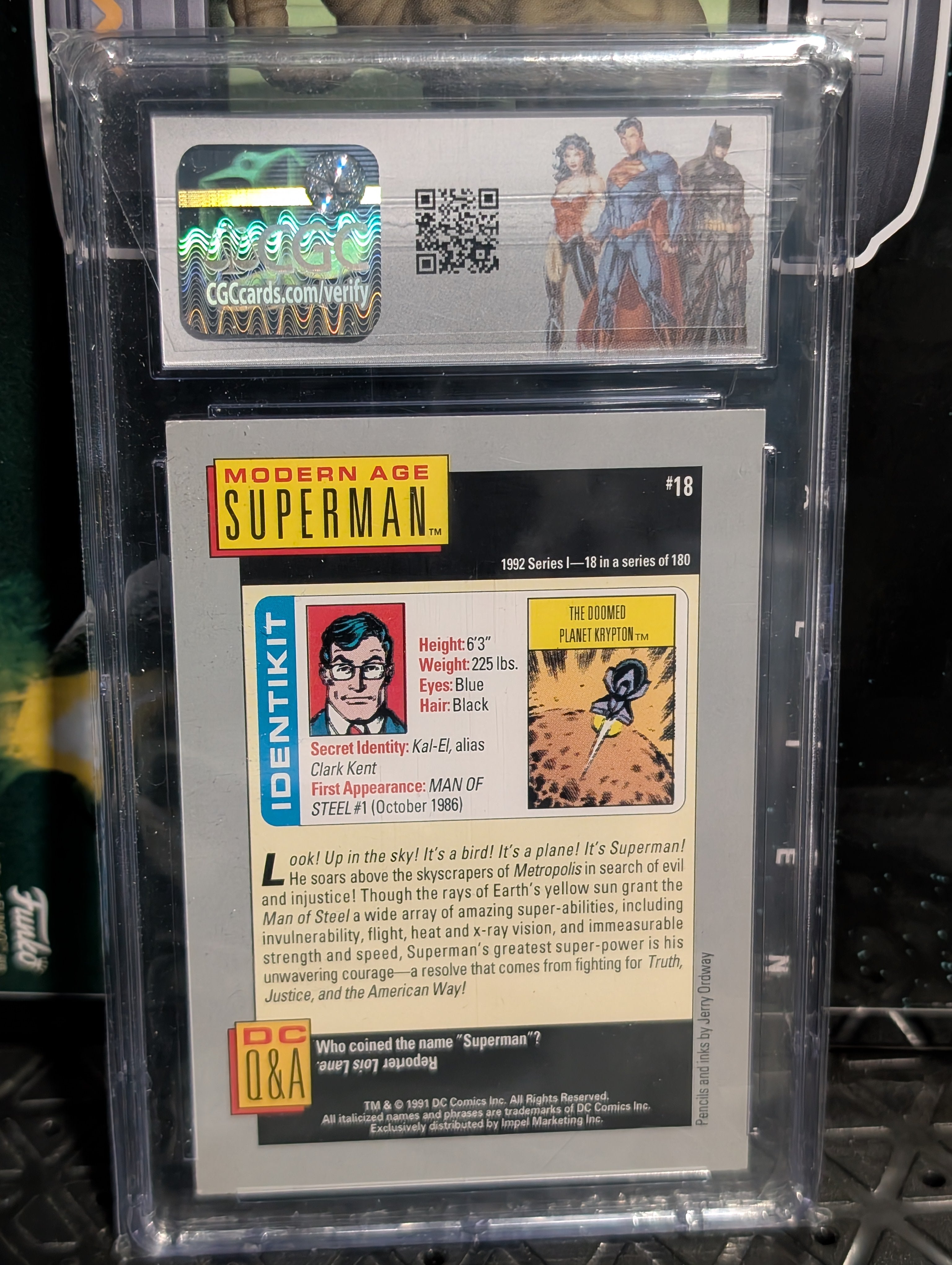 The modern age superman cgc 7