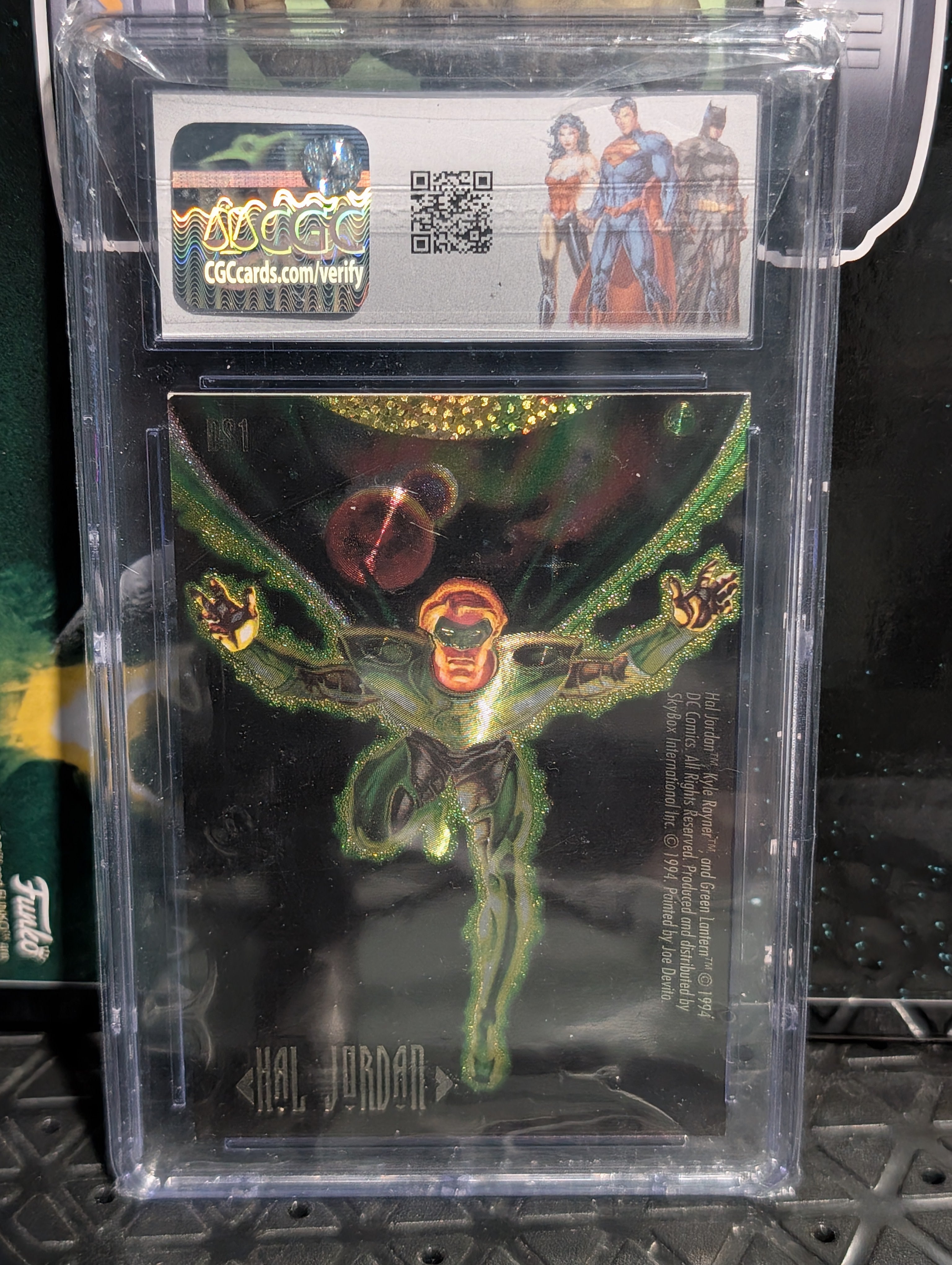 Green Lantern/ Hal Jordan Double-Sided Spectra CGC 7