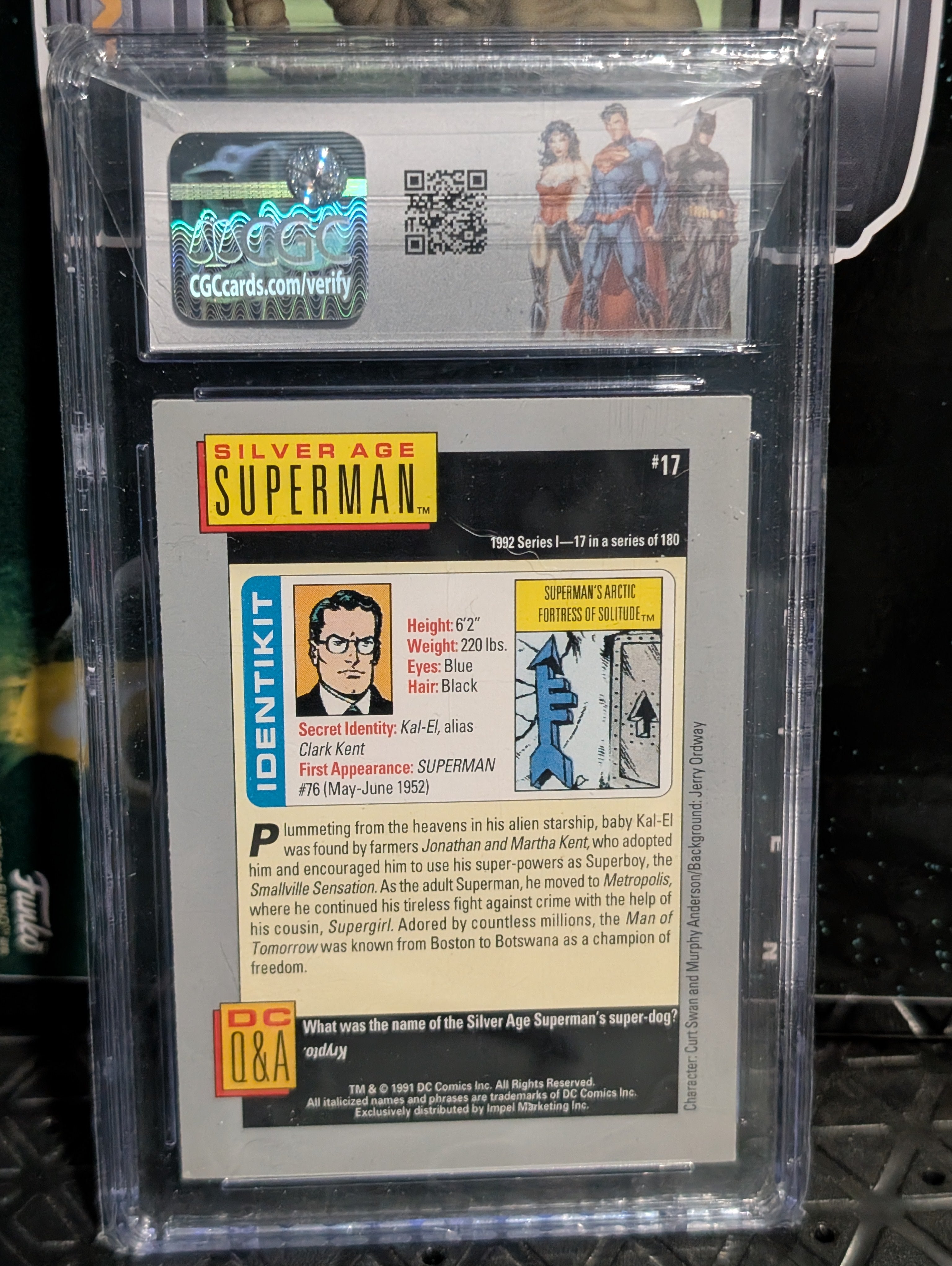 The Silver age superman cgc 6