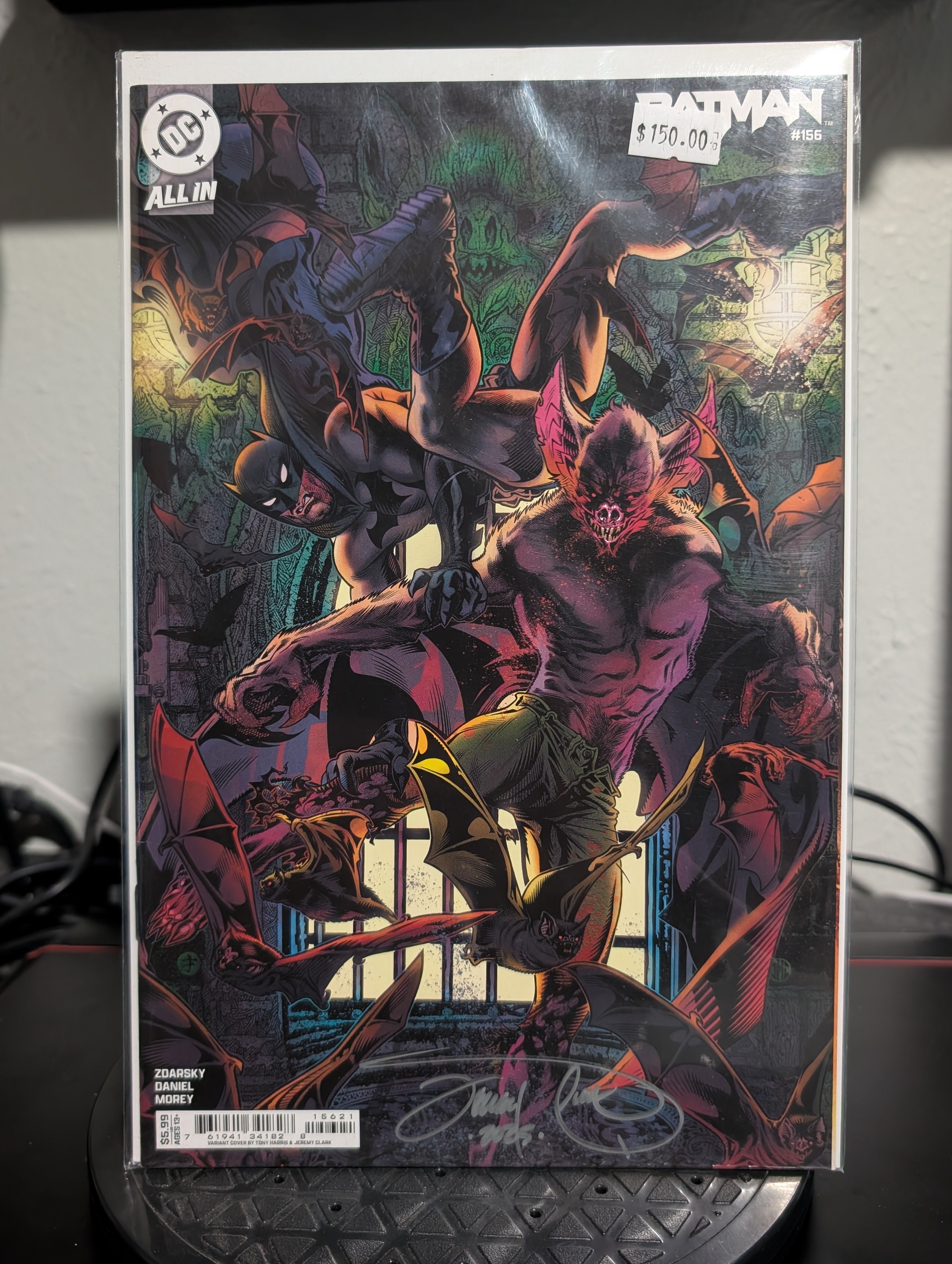 batman #156 2025 autographed by Jeremy Clark