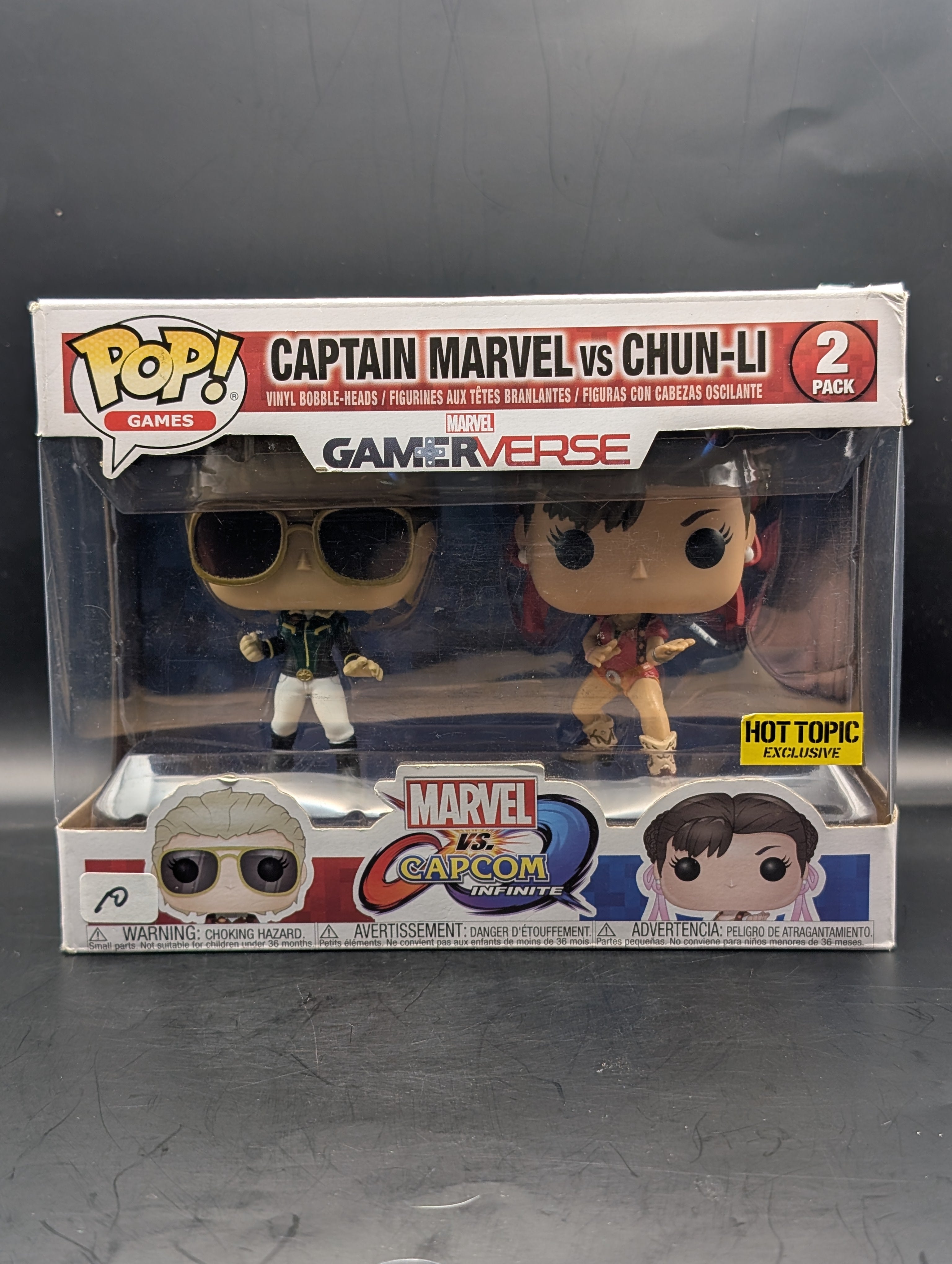 Captain Marvel VS Chun-Li Funko