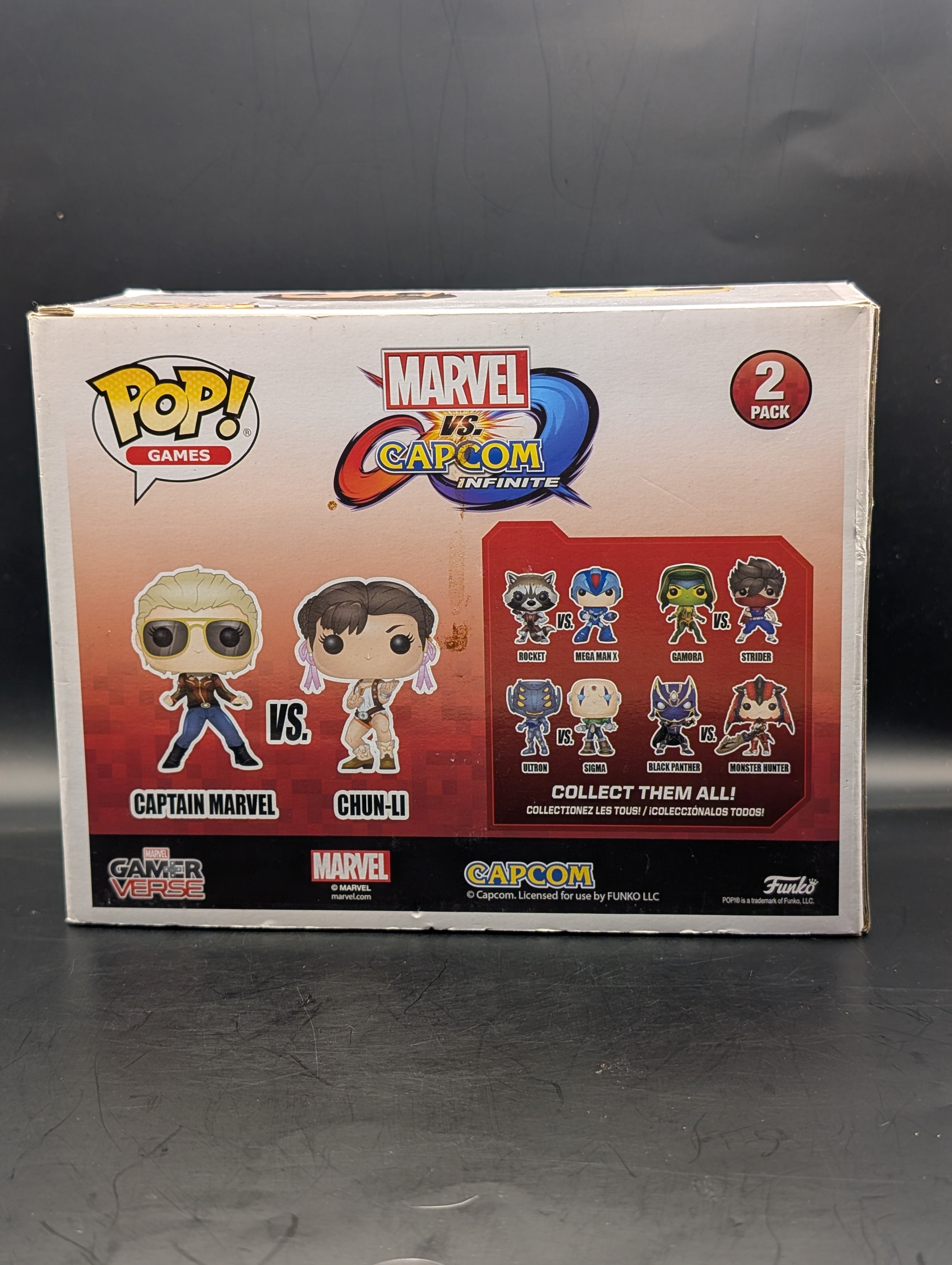 Captain Marvel VS Chun-Li Funko