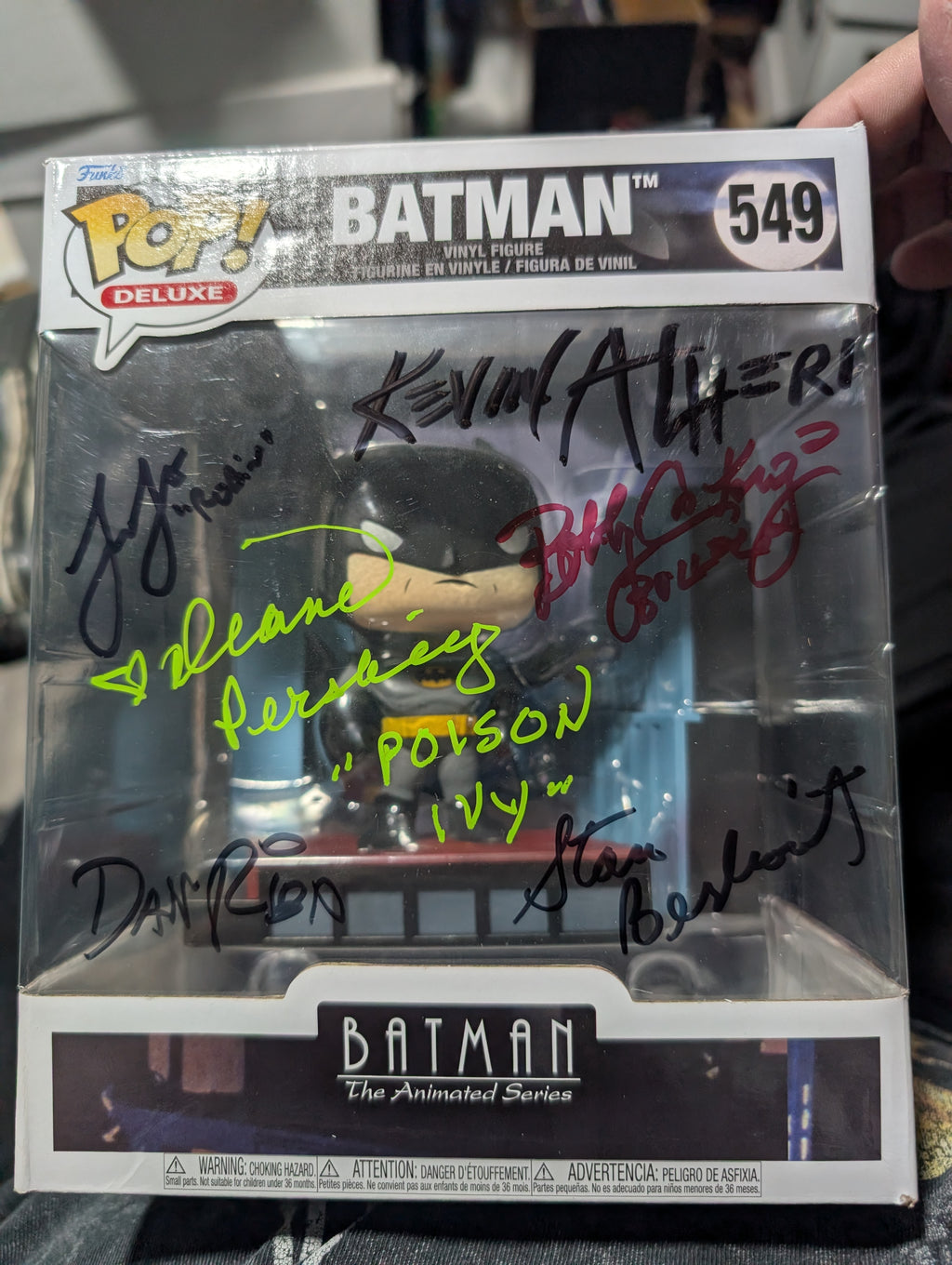signed batman the animated series funko