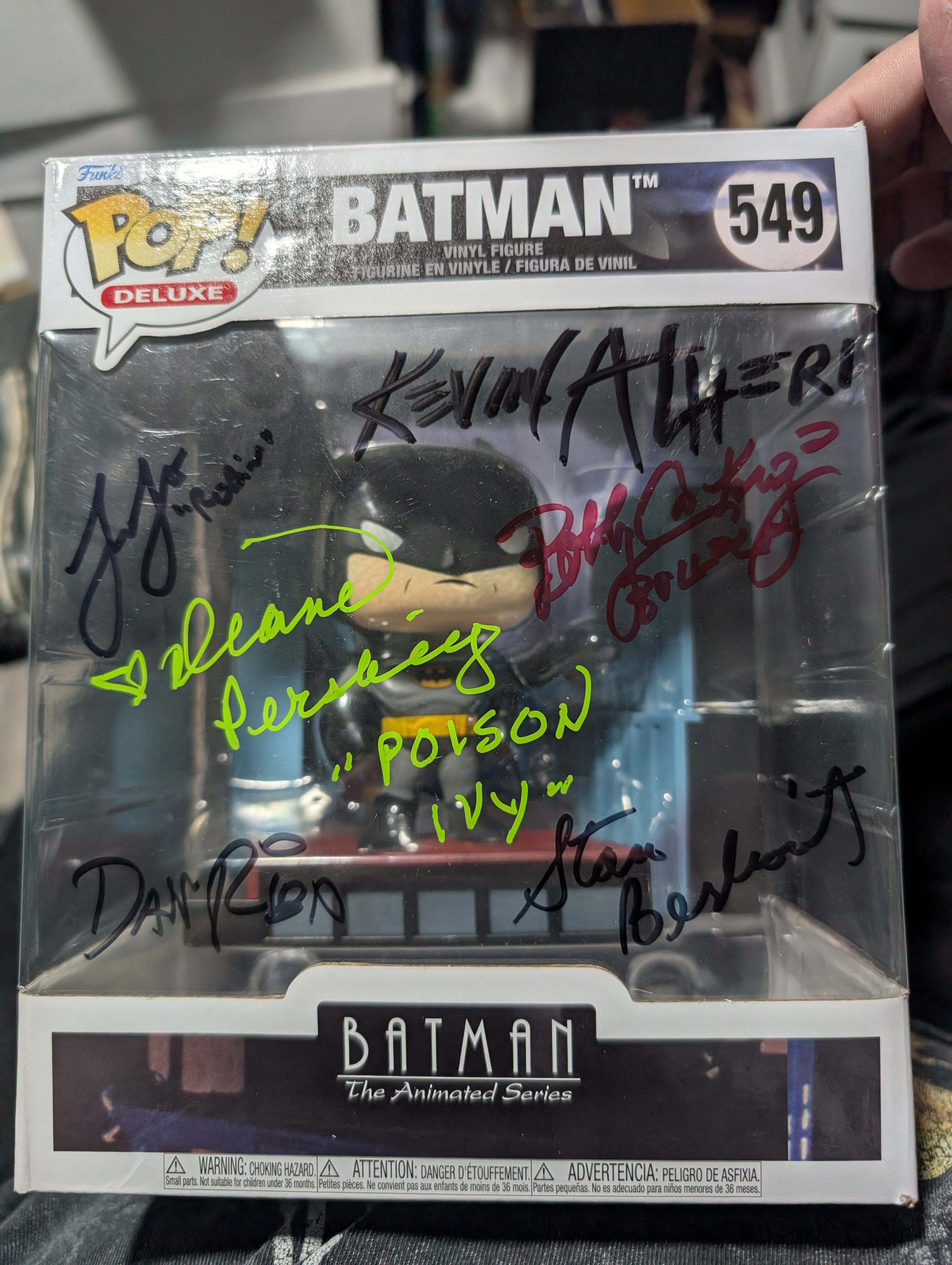 signed batman the animated series funko