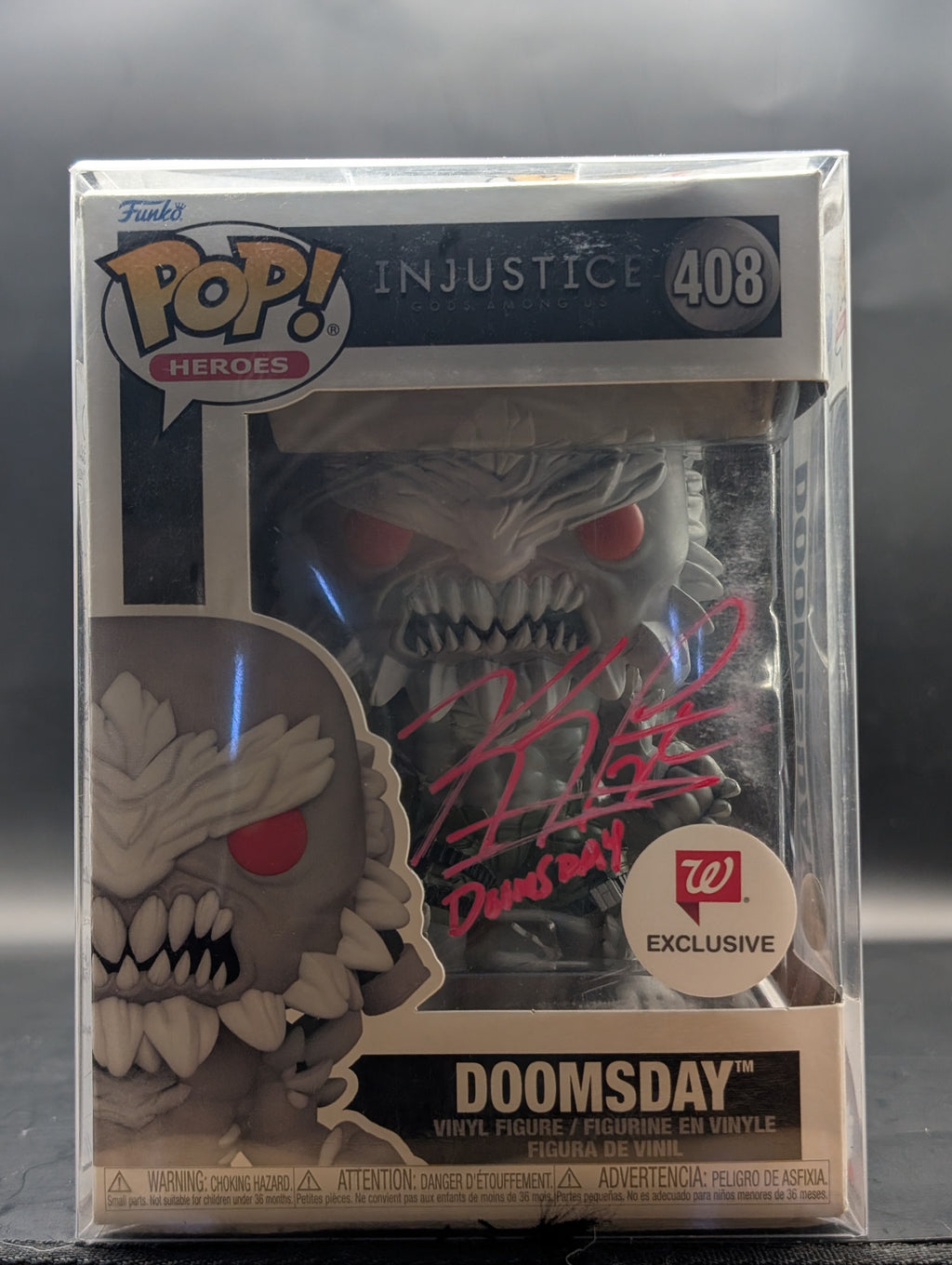 DC Injustice Doomsday Funko Signed by Khary Payton