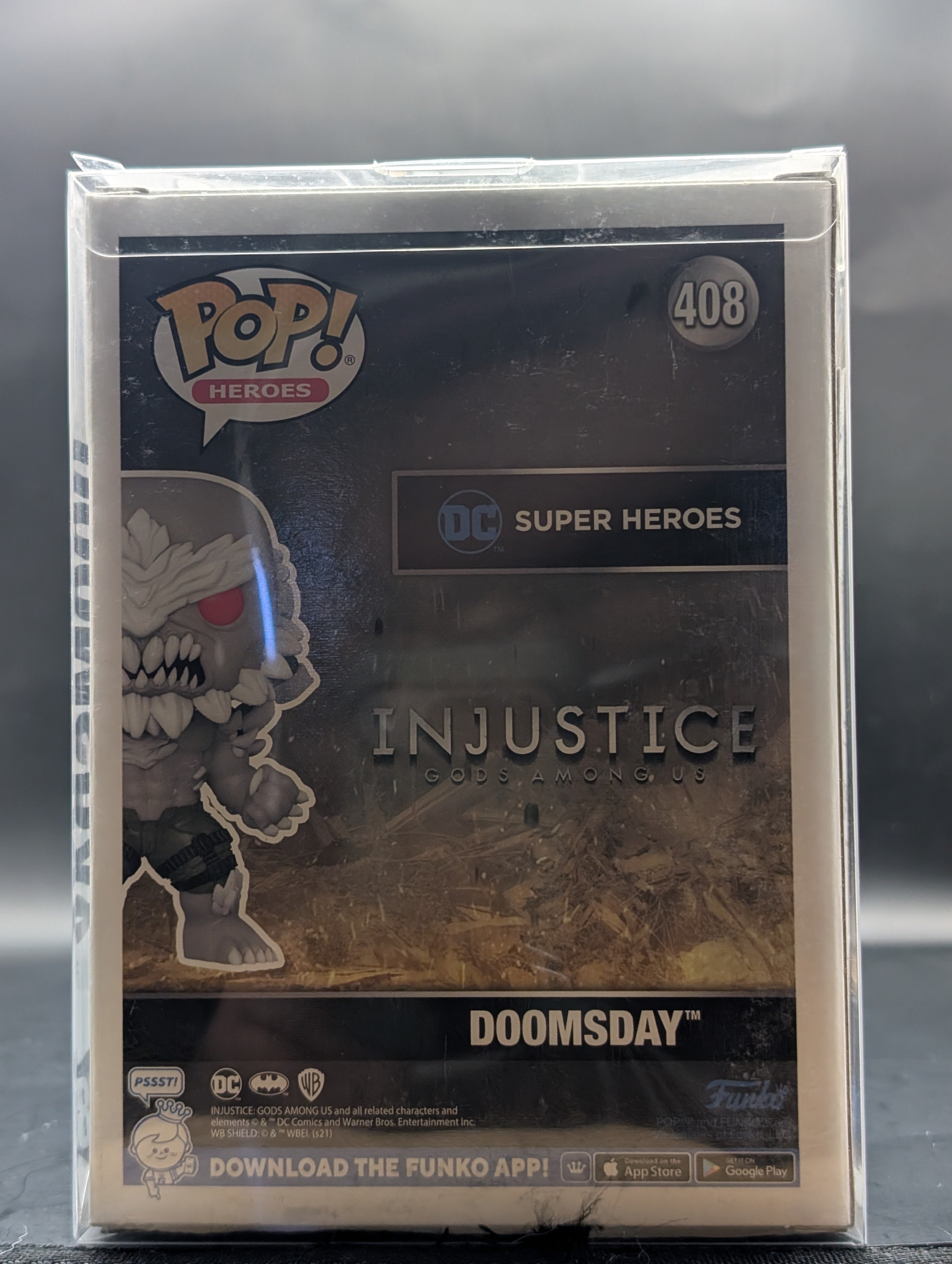 DC Injustice Doomsday Funko Signed by Khary Payton