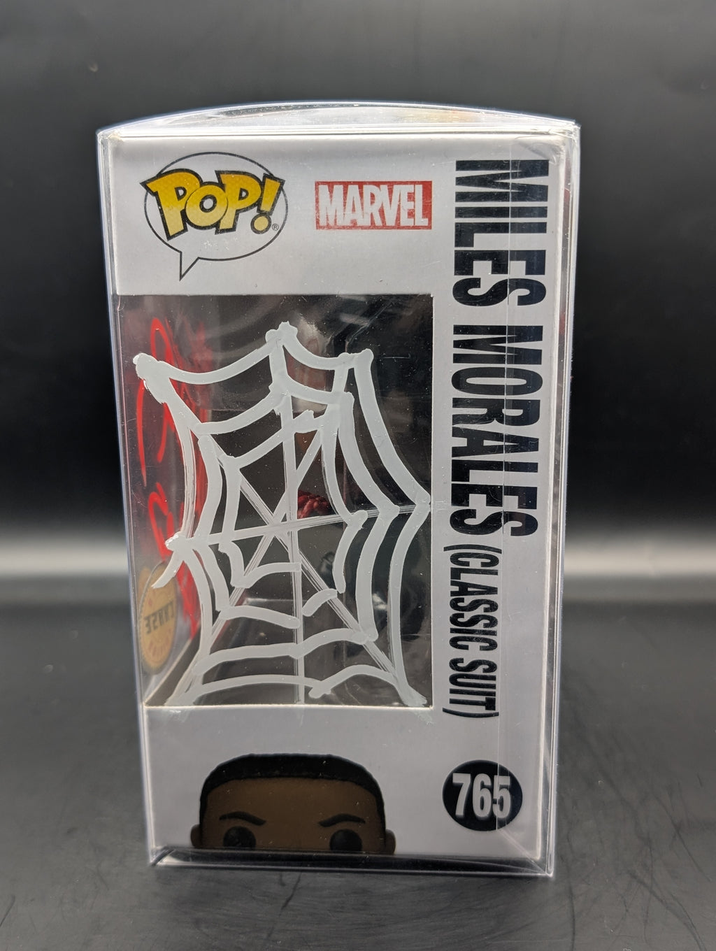 signed miles morales funko by Nadji Jeter