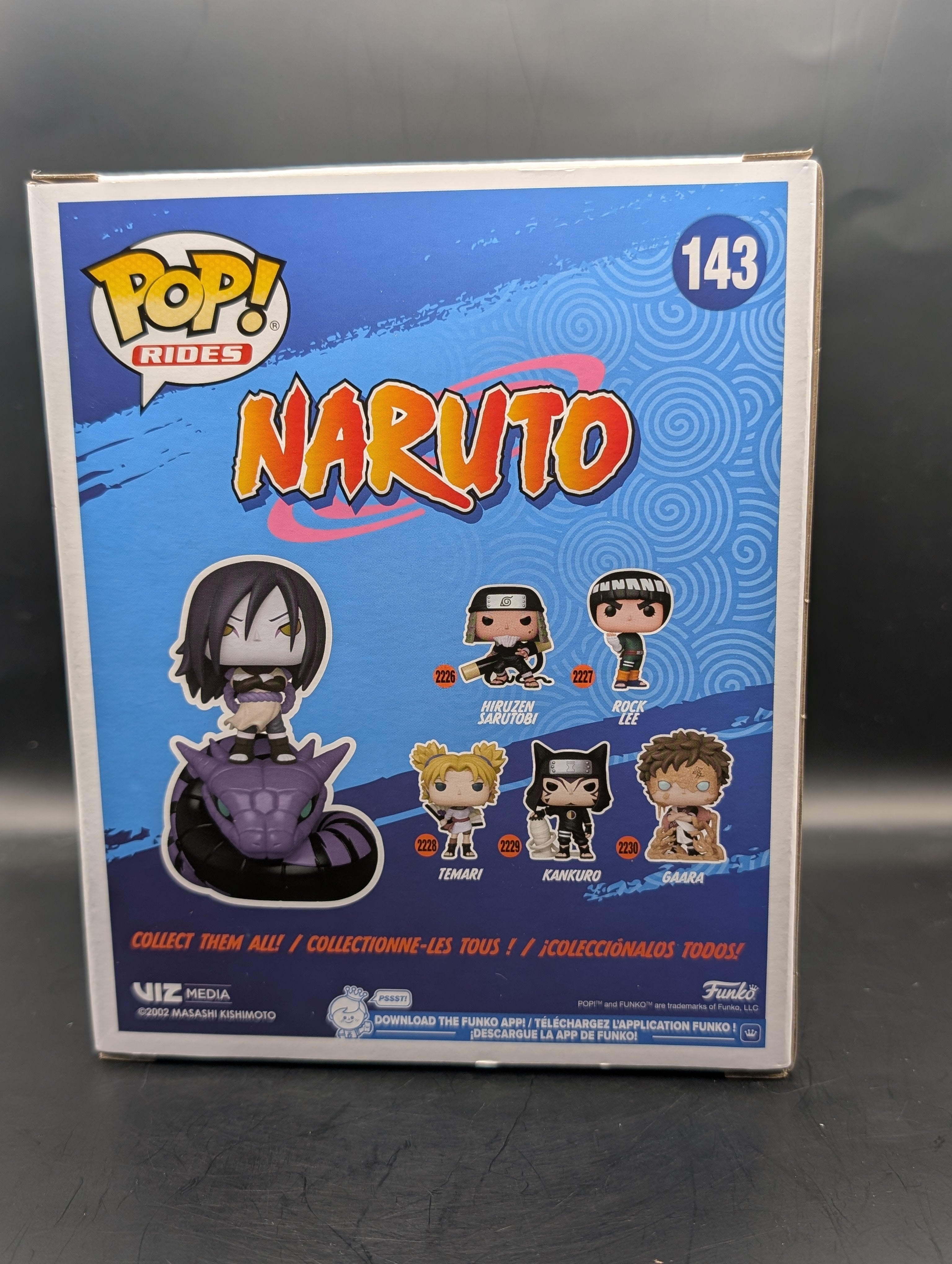 orochimaru with manda funko pop