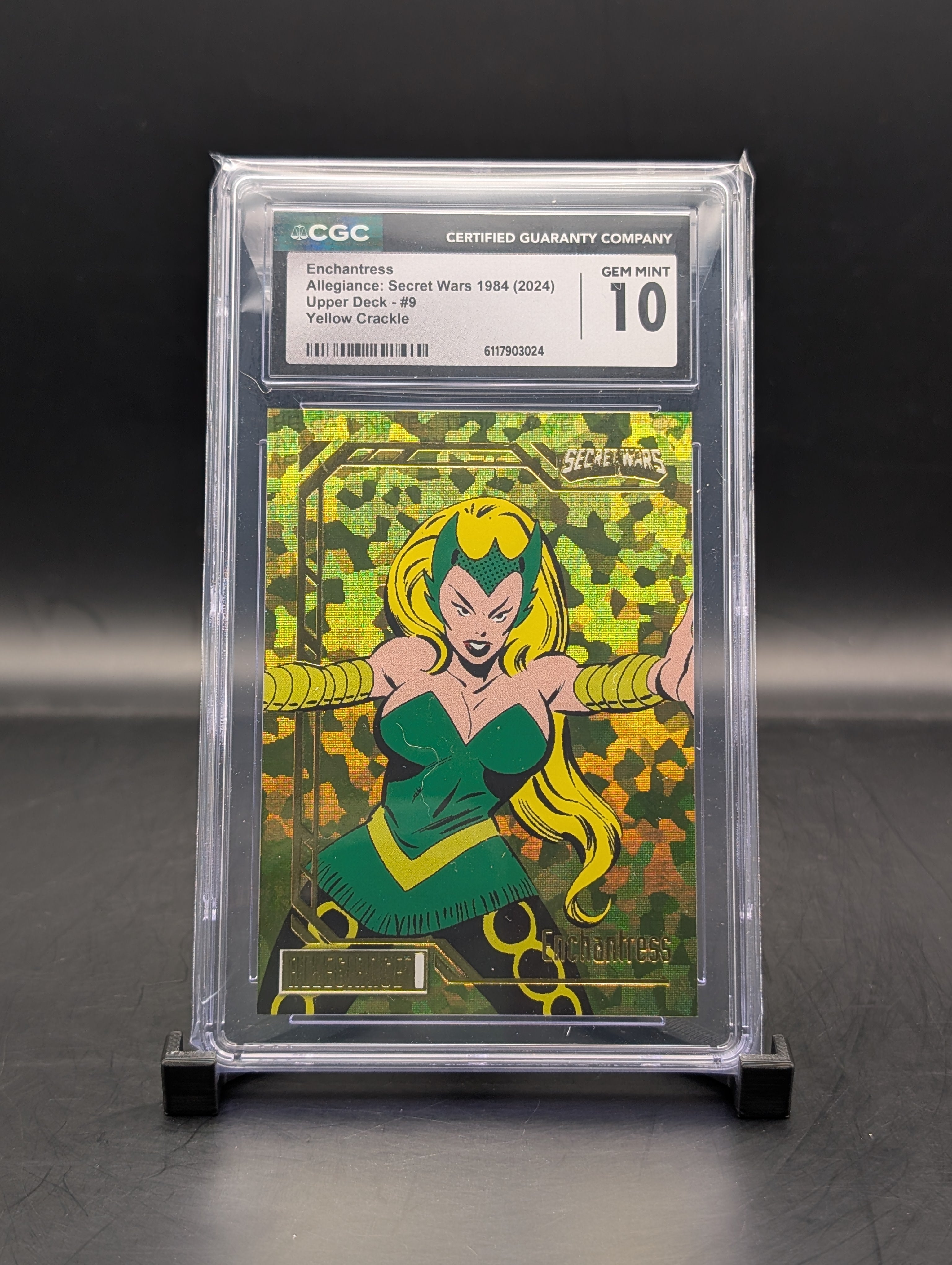 Enchantress Upper Deck #9 Yellow Crackle #74/149 cgc 10