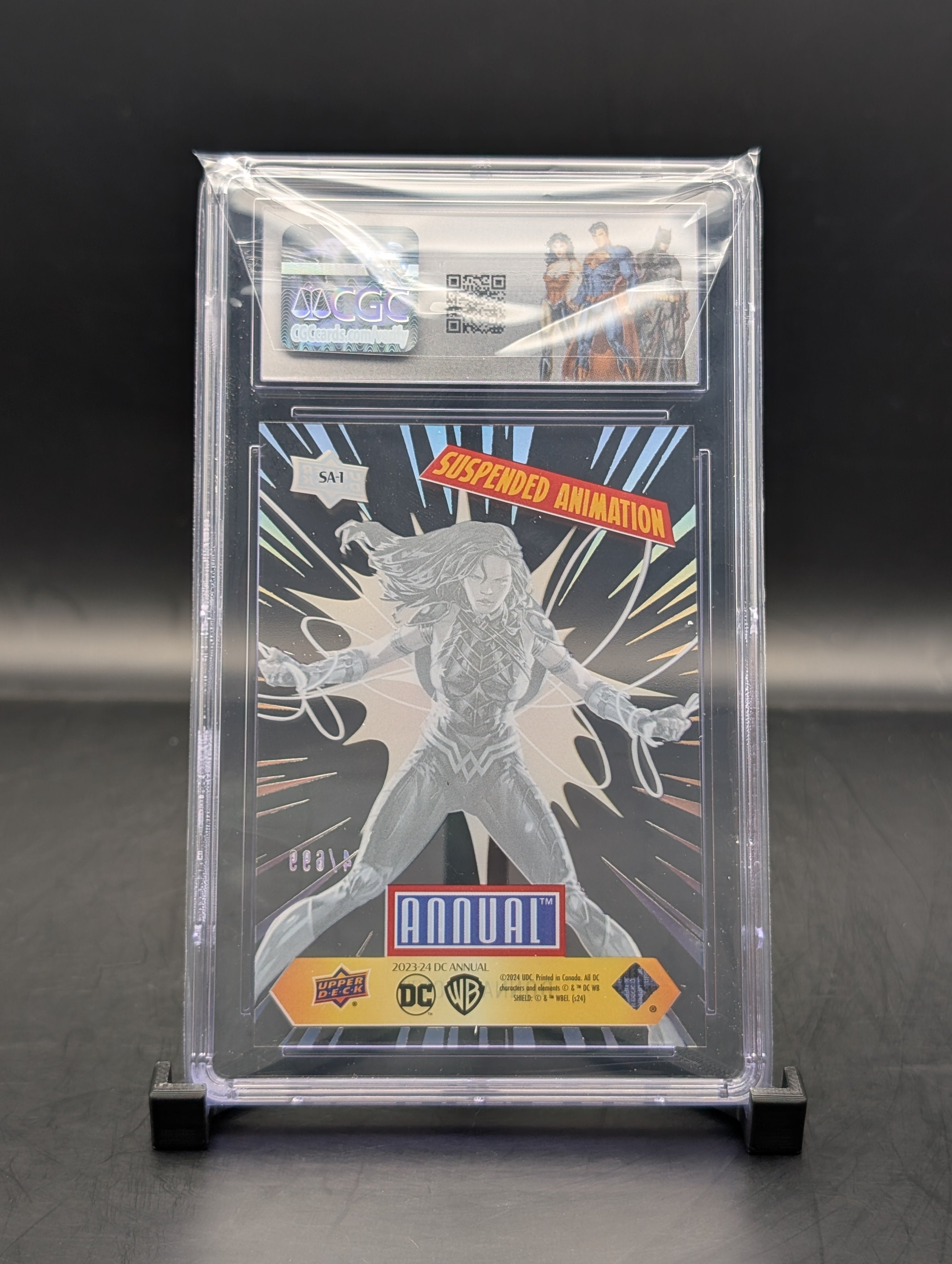 DC Annual Upper deck Donna Troy #SA-1 Suspended Animation CGC 10