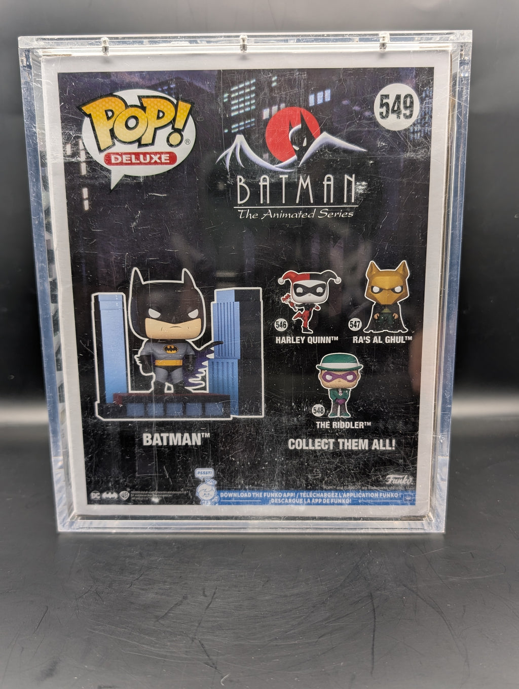 signed batman the animated series funko