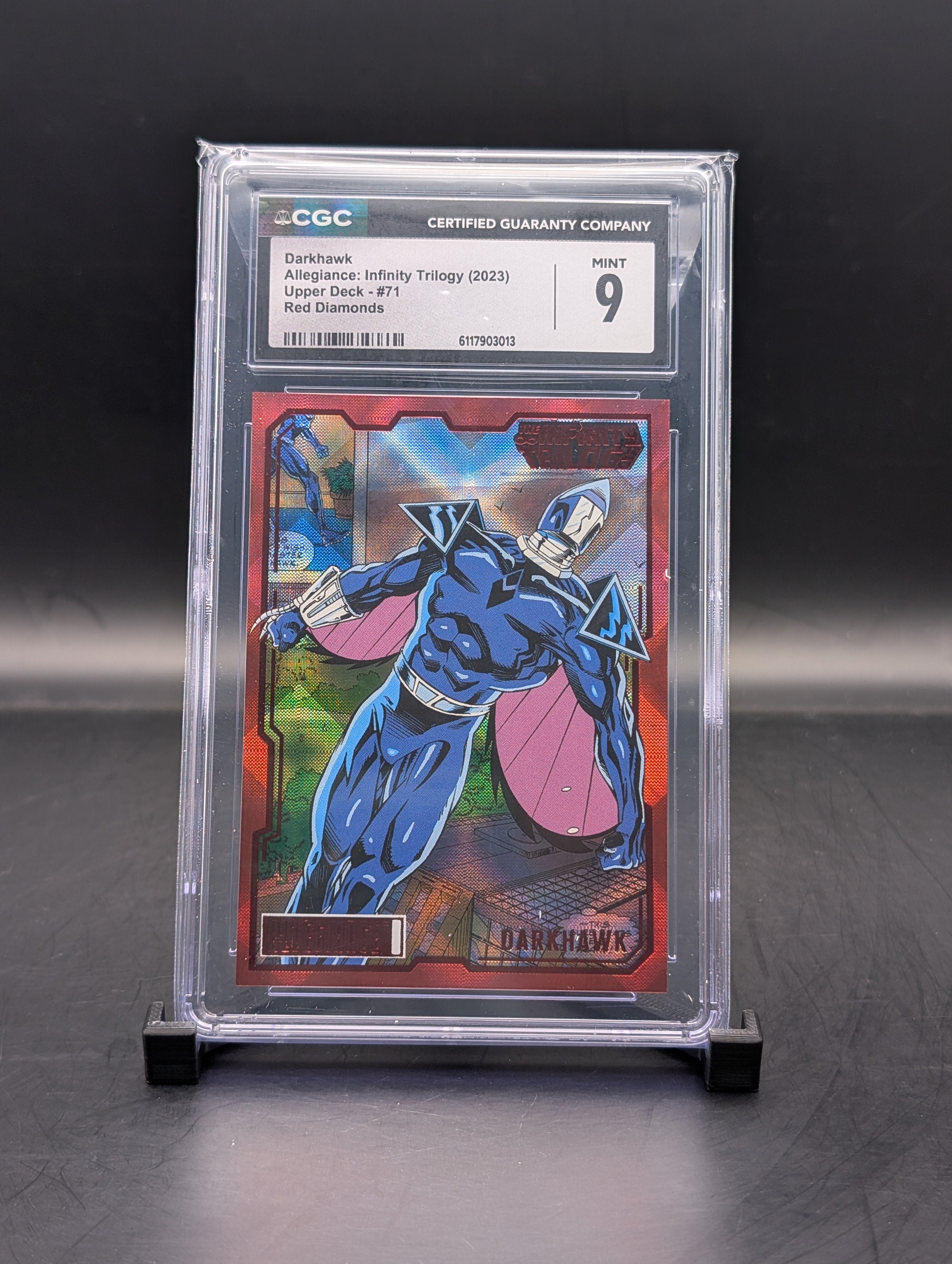 Darkhawk Upper Deck #71 Red Diamonds #24/49 cgc 9