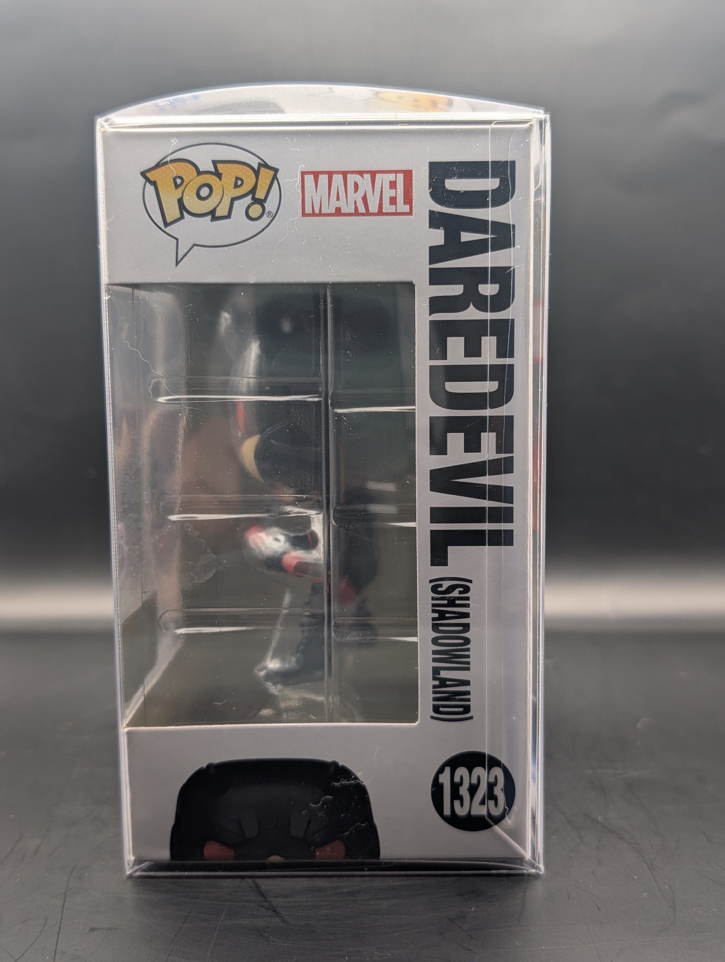 Daredevil Entertainment earth exclusive black suit Funko pop