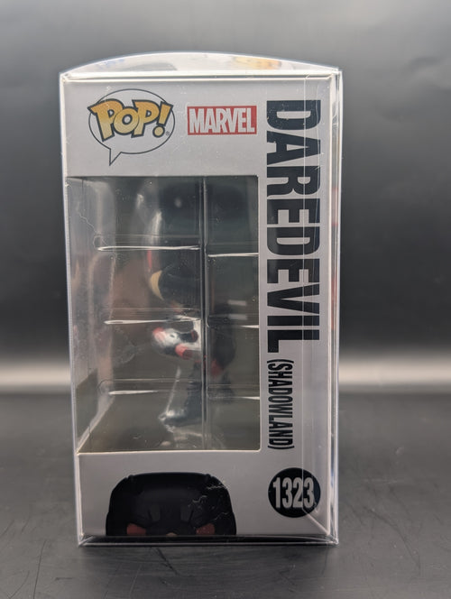 Daredevil Entertainment earth exclusive black suit Funko pop